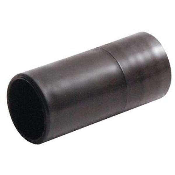 Black plastic extension connector sleeve