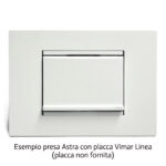 Esempio presa Astra con placca Vimar Linea